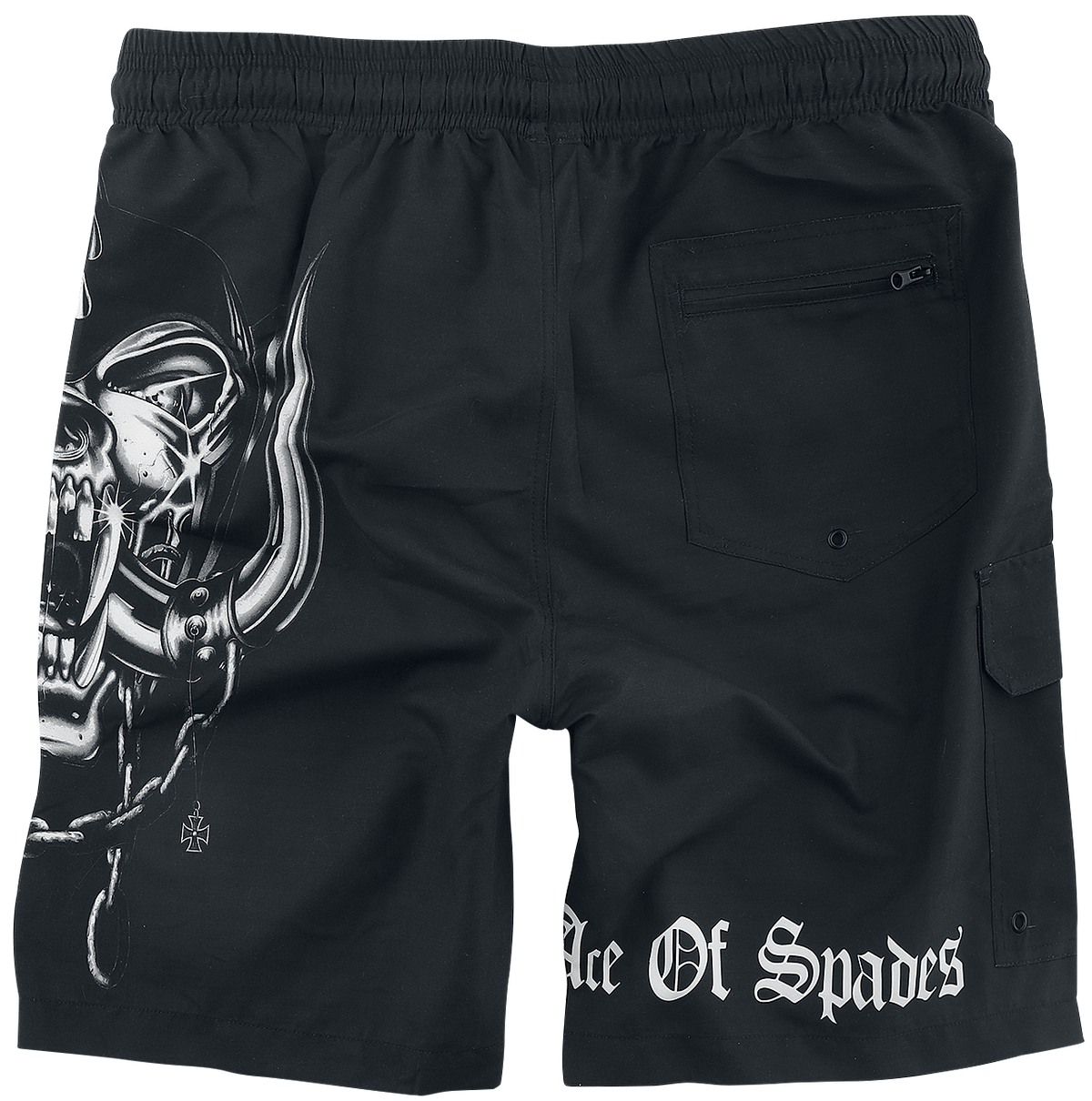 Short de bain  de Motörhead - EMP Signature Collection - M à 3XL - pour Homme - noir/blanc - Motörhead - View 2
