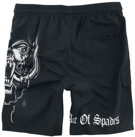 Short de bain  de Motörhead - EMP Signature Collection - M à 3XL - pour Homme - noir/blanc - Motörhead - View 2