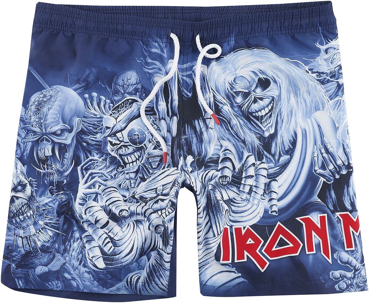 Short de bain  de Iron Maiden - EMP Signature Collection - M à 3XL - pour Homme - multicolore - Iron Maiden