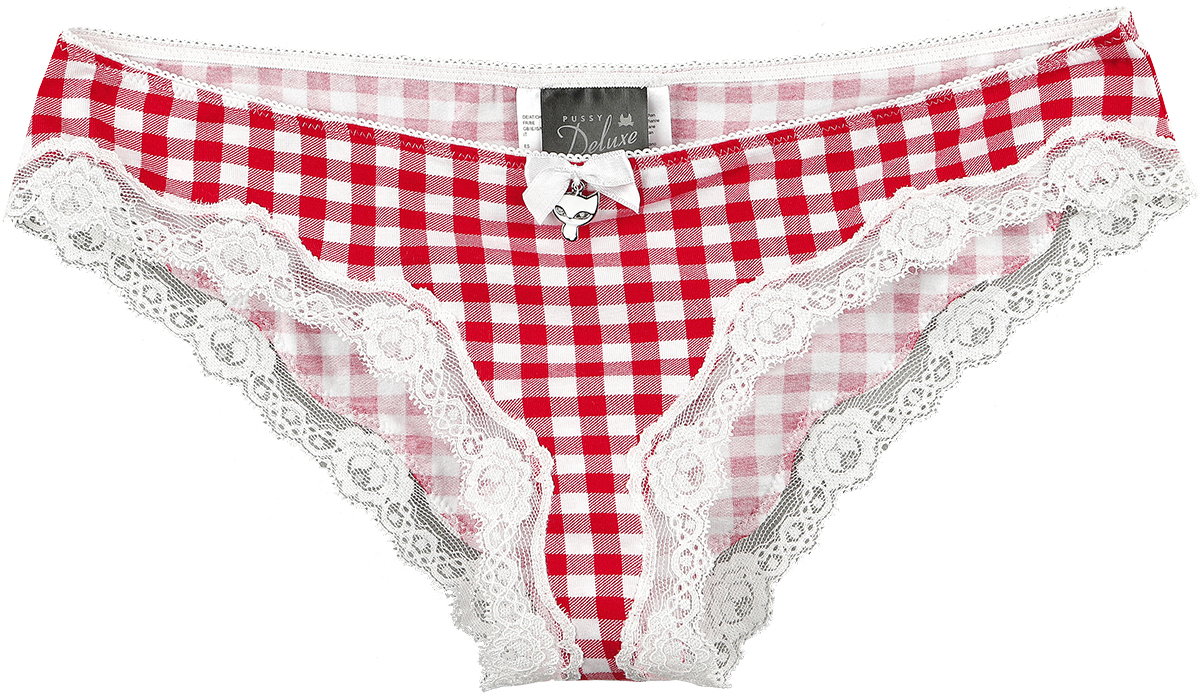 Lot de culottes  de Pussy Deluxe - Culottes À Carreaux - Lot De 3 - XS à XXL - pour Femme - multicolore - Pussy Deluxe - View 2