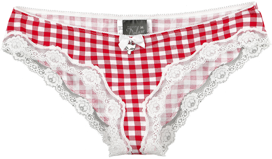 Lot de culottes  de Pussy Deluxe - Culottes À Carreaux - Lot De 3 - XS à XXL - pour Femme - multicolore - Pussy Deluxe - View 2