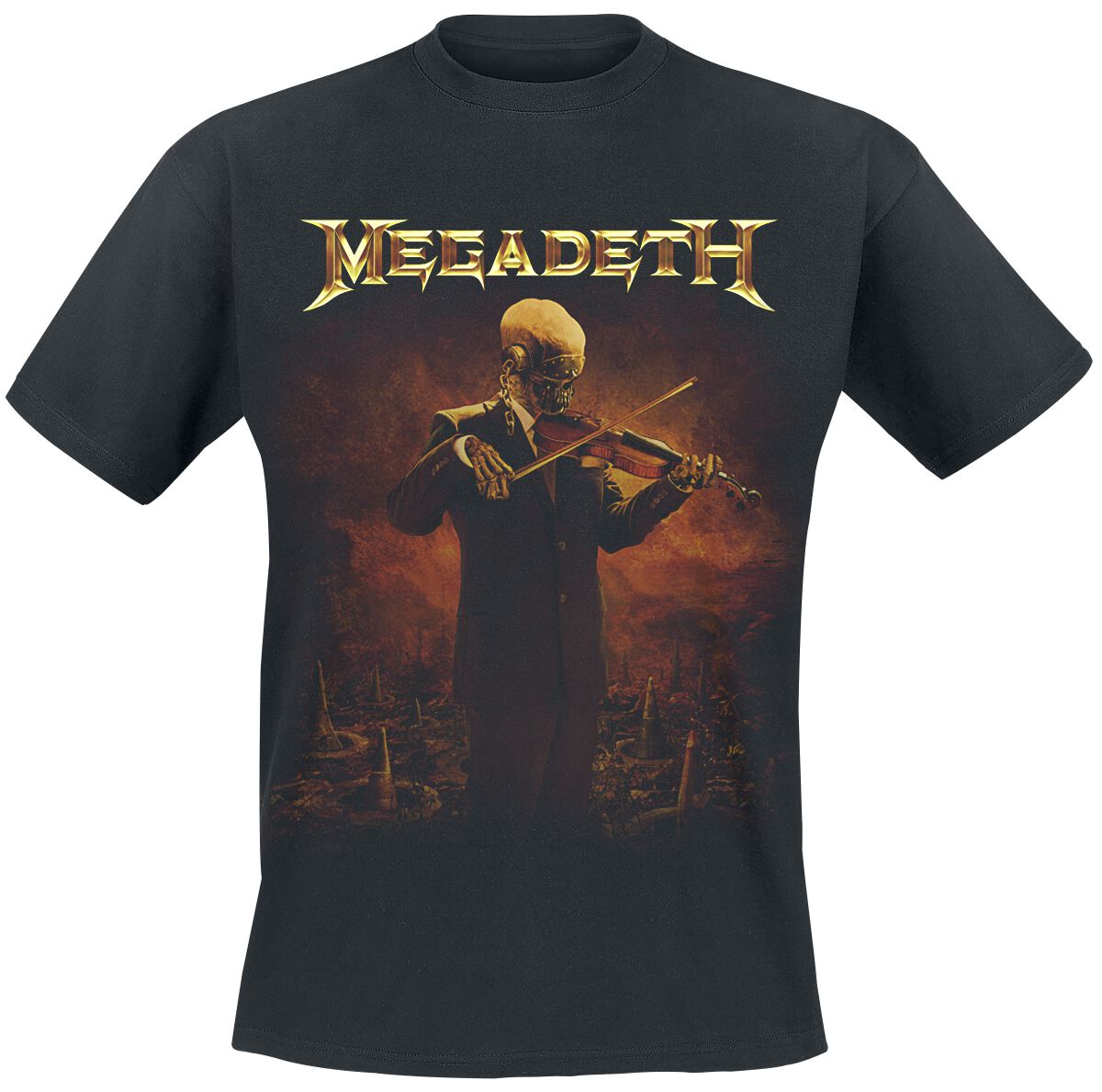 T-Shirt Manches courtes  de Megadeth - Symphony For Destruction - S à XXL - pour Homme - noir - Megadeth