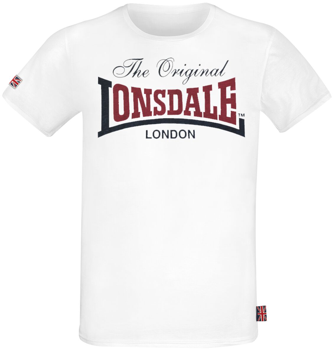 T-Shirt Manches courtes  de Lonsdale London - Aldingham - XL à XXL - pour Homme - blanc - Lonsdale London