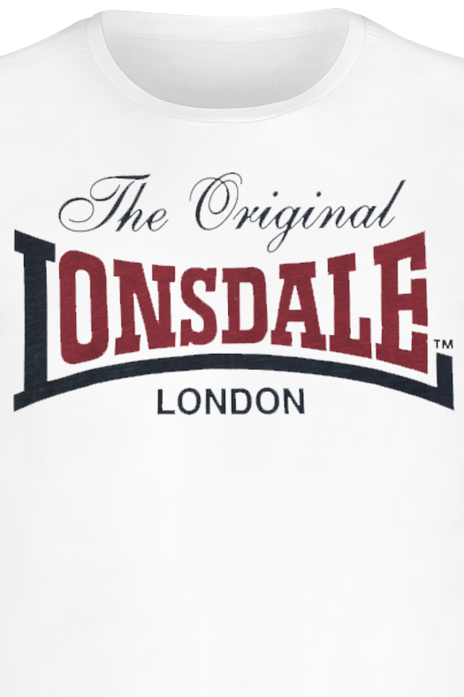 T-Shirt Manches courtes  de Lonsdale London - Aldingham - XL à XXL - pour Homme - blanc - Lonsdale London - View 2