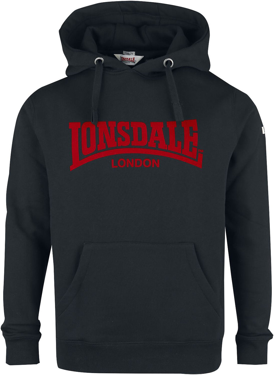 Sweat-shirt à capuche  de Lonsdale London - Sweat À Capuche One Tone - M à XXL - pour Homme - noir - Lonsdale London