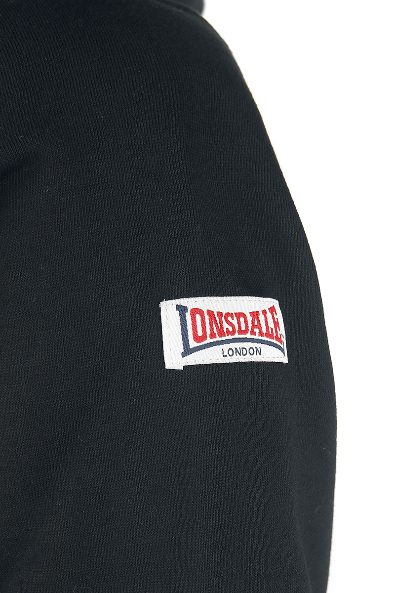 Sweat-shirt à capuche  de Lonsdale London - Sweat À Capuche One Tone - M à XXL - pour Homme - noir - Lonsdale London - View 2