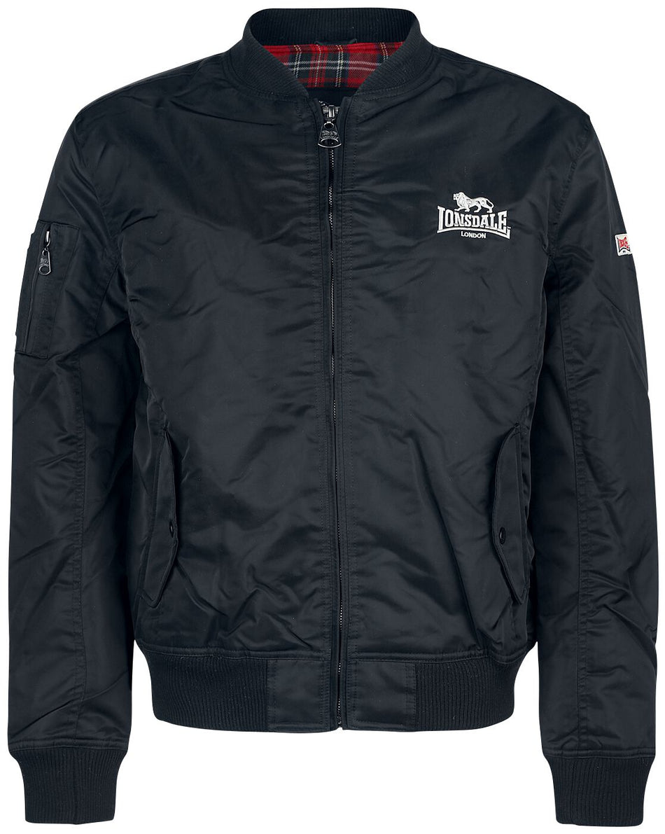 Bomber  de Lonsdale London - Tern Hill - S à XXL - pour Homme - noir - Lonsdale London