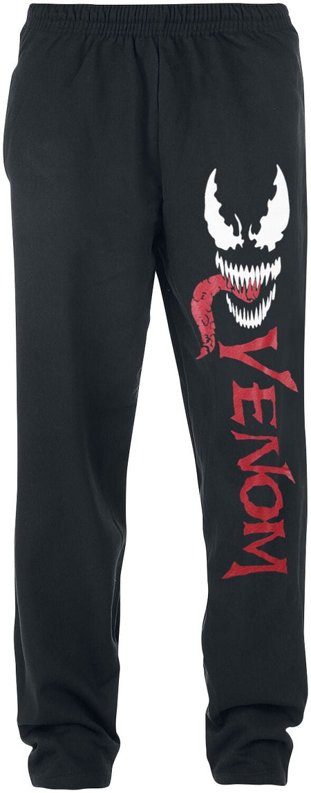 Bas de survêtement Disney de Venom (Marvel) - Langue - S à XXL - pour Homme - noir - Venom (Marvel)