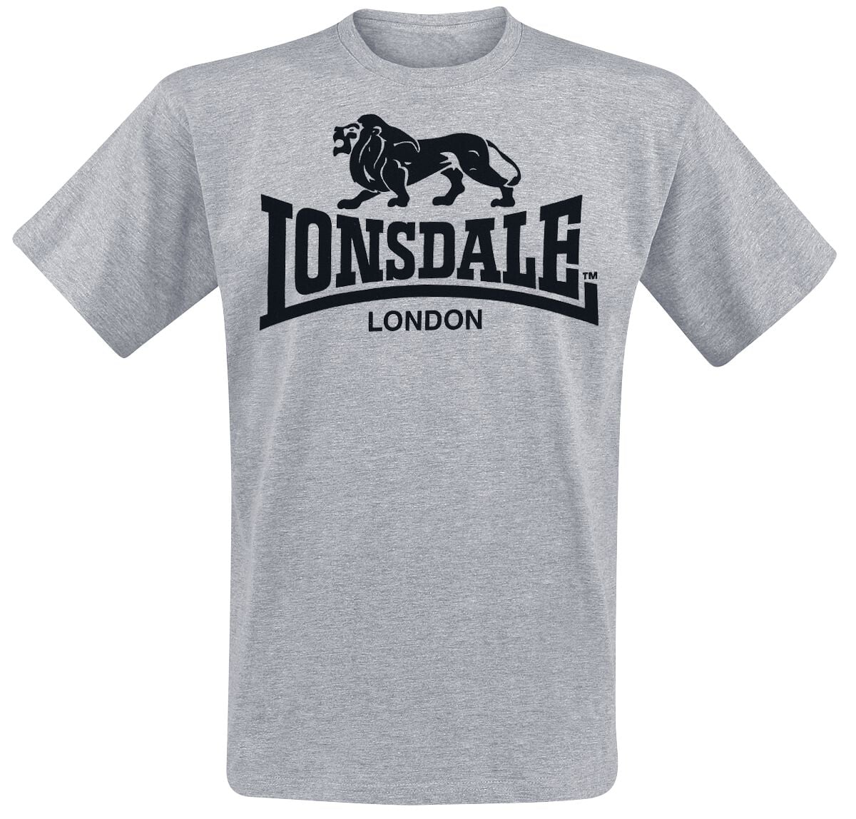 T-Shirt Manches courtes  de Lonsdale London - Logo - M à XXL - pour Homme - gris - Lonsdale London
