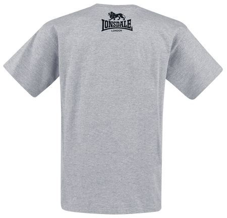 T-Shirt Manches courtes  de Lonsdale London - Logo - M à XXL - pour Homme - gris - Lonsdale London - View 2