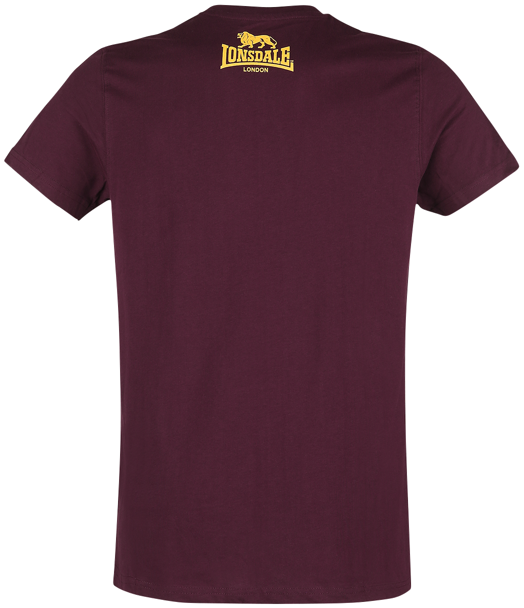 T-Shirt Manches courtes  de Lonsdale London - Logo - L à XXL - pour Homme - rouge - Lonsdale London - View 2