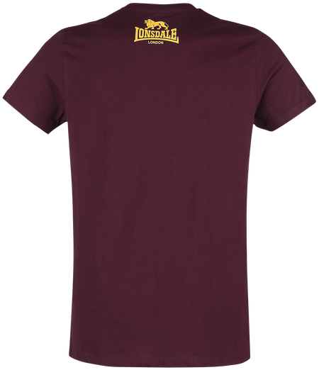 T-Shirt Manches courtes  de Lonsdale London - Logo - L à XXL - pour Homme - rouge - Lonsdale London - View 2