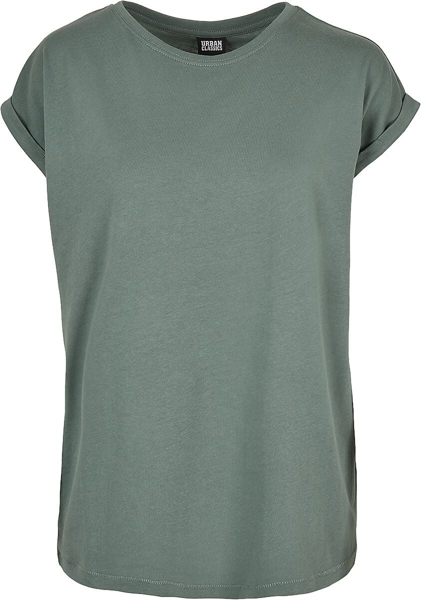 T-Shirt Manches courtes  de Urban Classics - T-shirt Manches Larges Femme - XS à 5XL - pour Femme - vert - Urban Classics