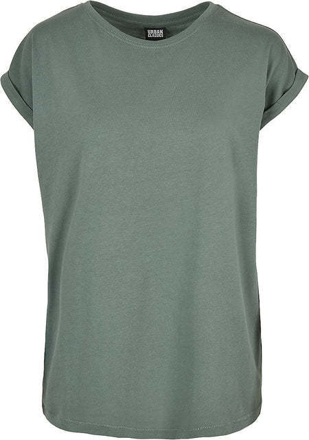 T-Shirt Manches courtes  de Urban Classics - T-shirt Manches Larges Femme - XS à 5XL - pour Femme - vert - Urban Classics