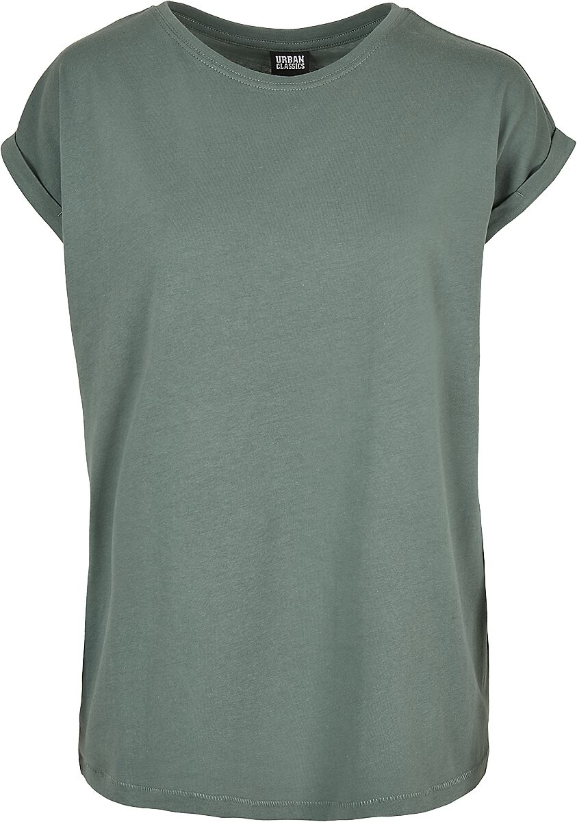T-Shirt Manches courtes  de Urban Classics - T-shirt Manches Larges Femme - XS à 5XL - pour Femme - vert - Urban Classics