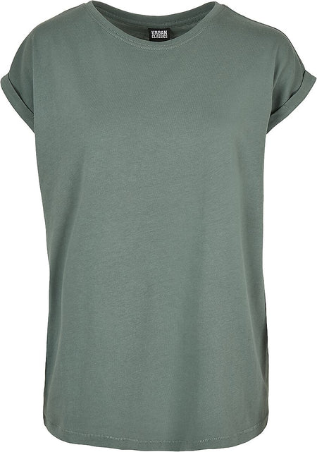 T-Shirt Manches courtes  de Urban Classics - T-shirt Manches Larges Femme - XS à 5XL - pour Femme - vert - Urban Classics