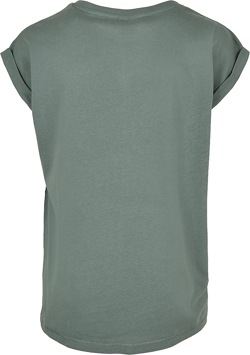 T-Shirt Manches courtes  de Urban Classics - T-shirt Manches Larges Femme - S à XL - pour Femme - vert - Urban Classics - View 2
