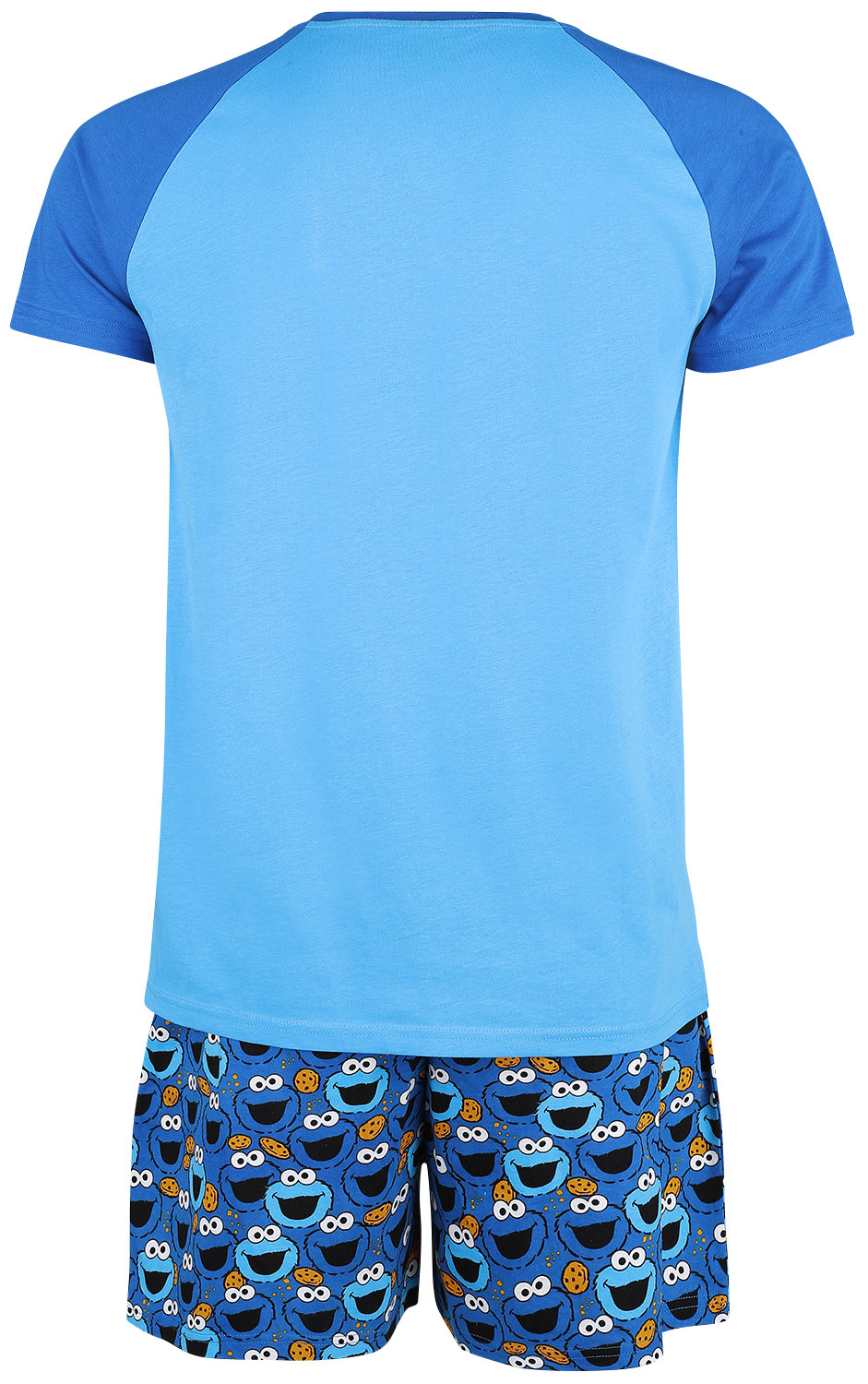 Pyjama  de Sesame Street - Macaron Le Glouton - S à 3XL - pour Homme - bleu - Sesame Street - View 2