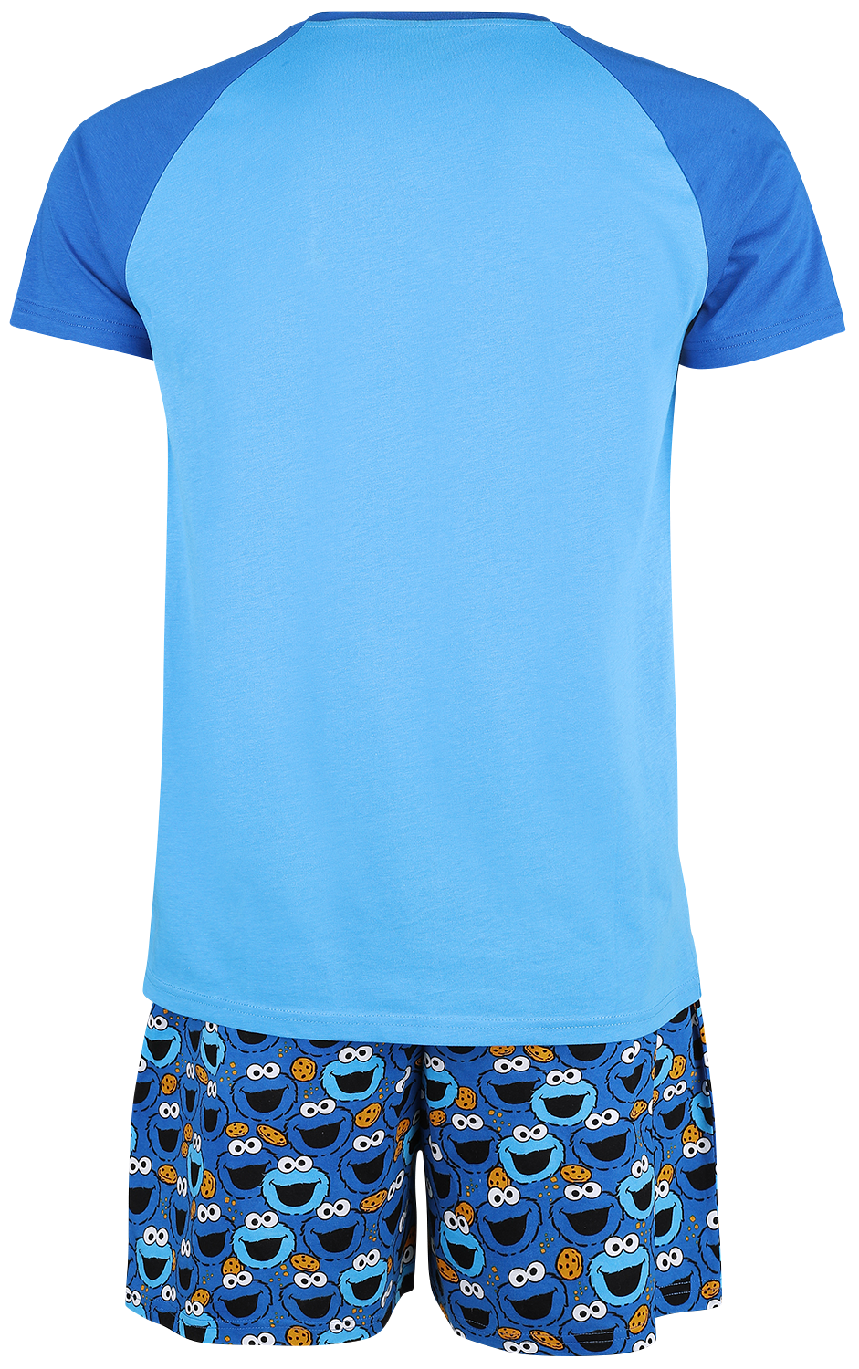 Pyjama  de Sesame Street - Cookie Monster - S à 3XL - pour Homme - bleu - Sesame Street - View 2