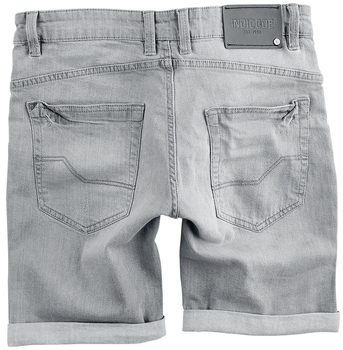 Short  de Indicode - INKaden - L à XL - pour Homme - gris clair - Indicode - View 2