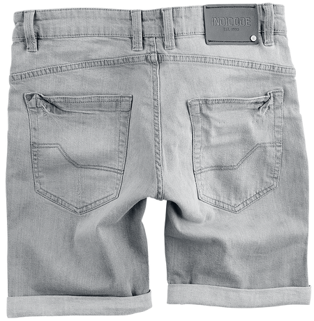 Short  de Indicode - INKaden - L à XL - pour Homme - gris clair - Indicode - View 2