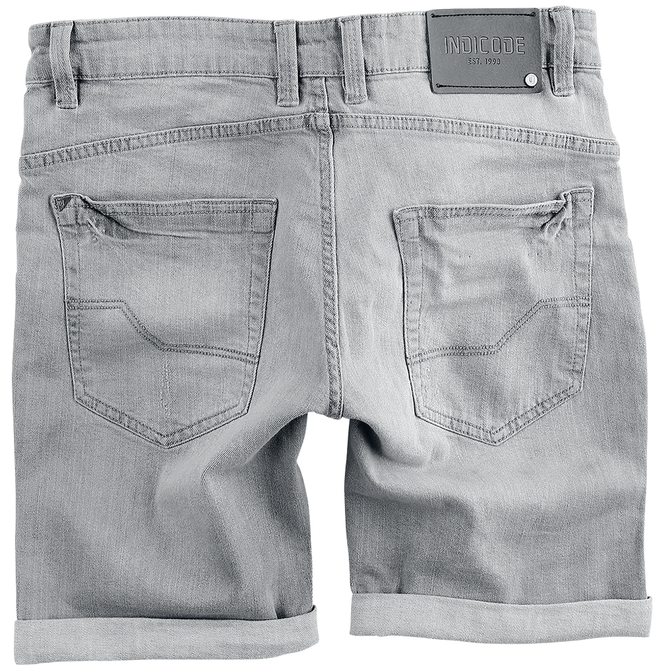 Short  de Indicode - INKaden - L à XL - pour Homme - gris clair - Indicode - View 2
