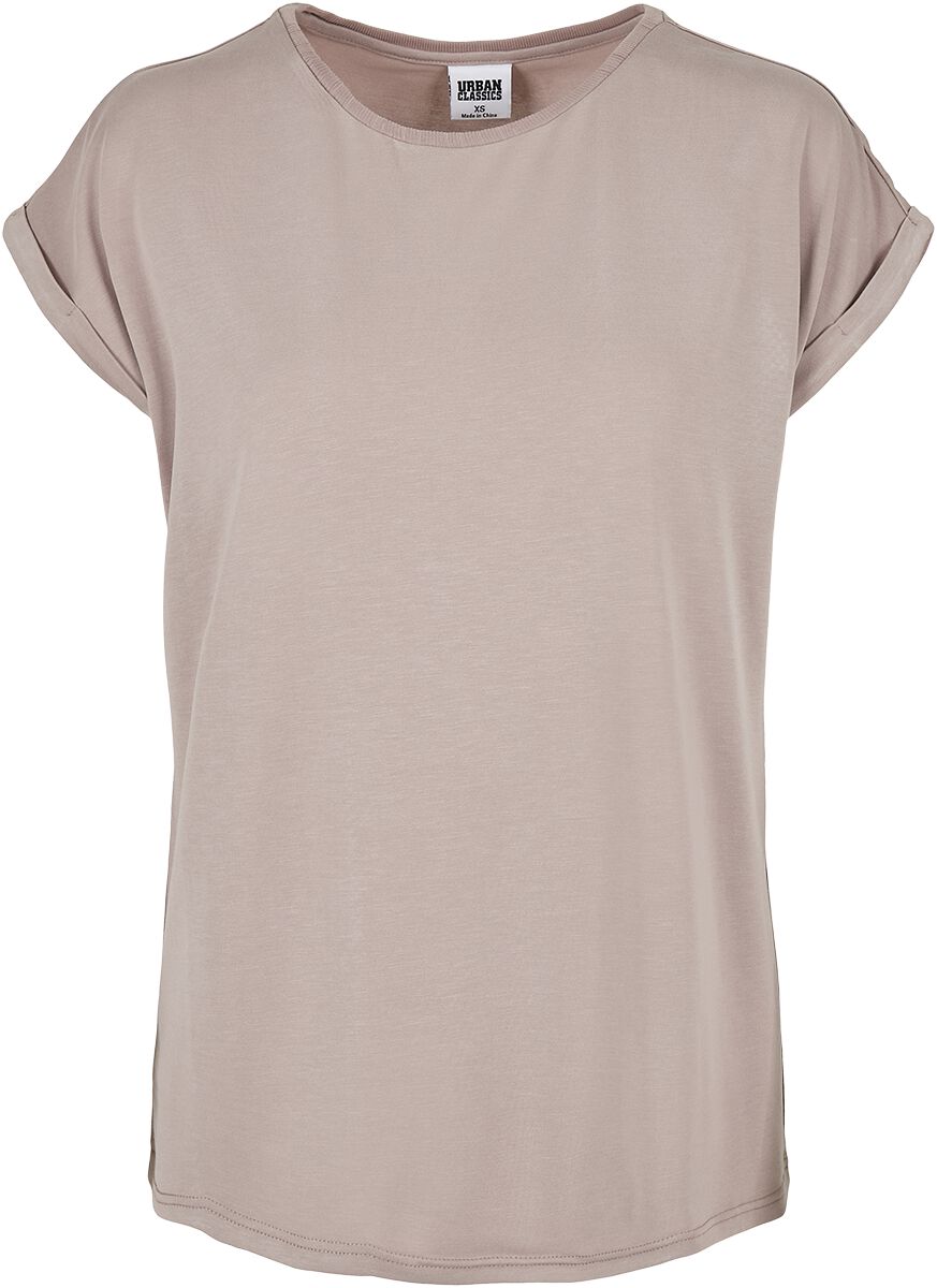 T-Shirt Manches courtes  de Urban Classics - T-Shirt Modal - XS à XL - pour Femme - vieux rose - Urban Classics