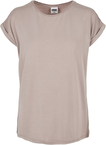 T-Shirt Manches courtes  de Urban Classics - T-Shirt Modal - XS à XL - pour Femme - vieux rose - Urban Classics