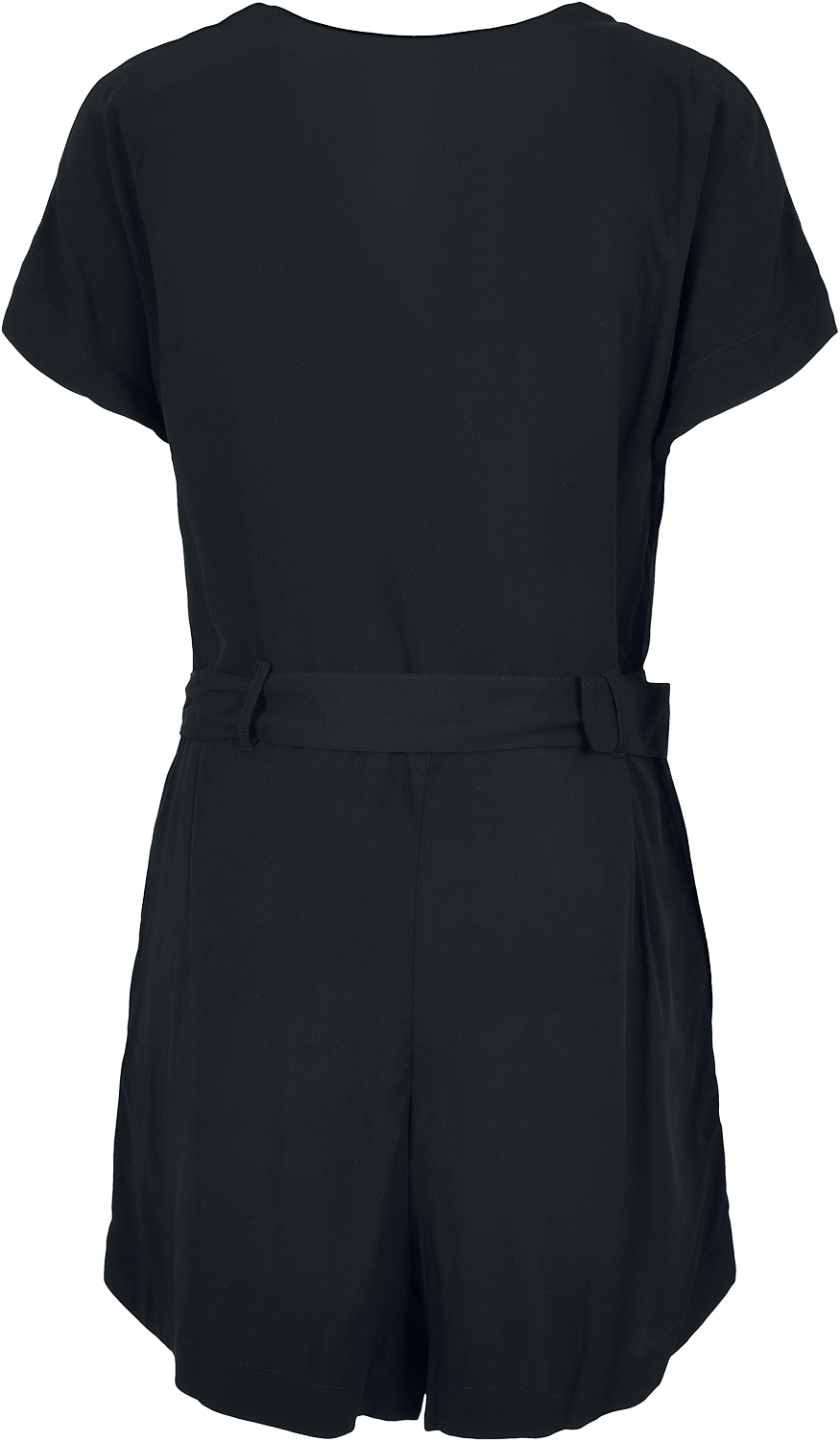 Salopette  de Urban Classics - Combinaison Noire Ceinture Viscose - M à XL - pour Femme - noir - Urban Classics - View 2