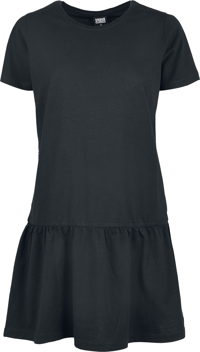 Robe courte  de Urban Classics - Robe T-Shirt Valence - XS à 5XL - pour Femme - noir - Urban Classics