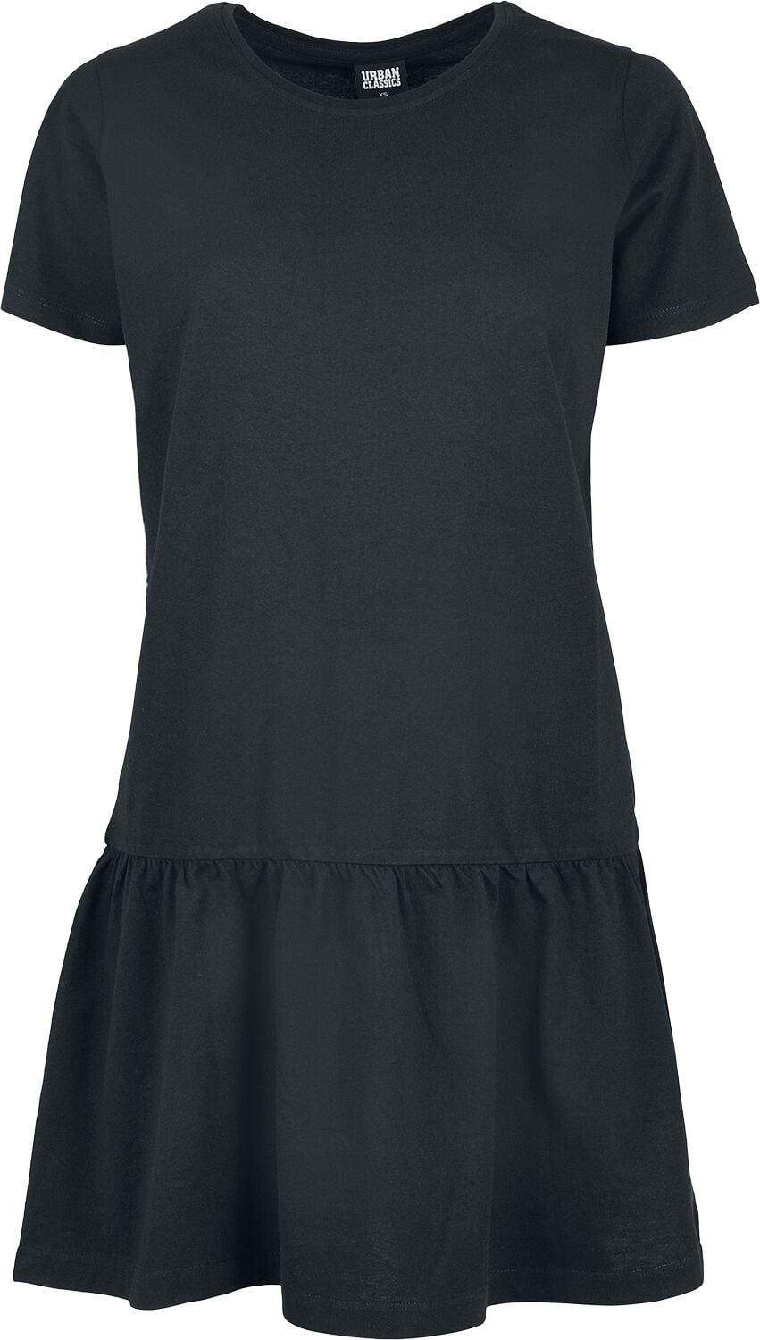 Robe courte  de Urban Classics - Robe T-Shirt Valence - XS à 5XL - pour Femme - noir - Urban Classics