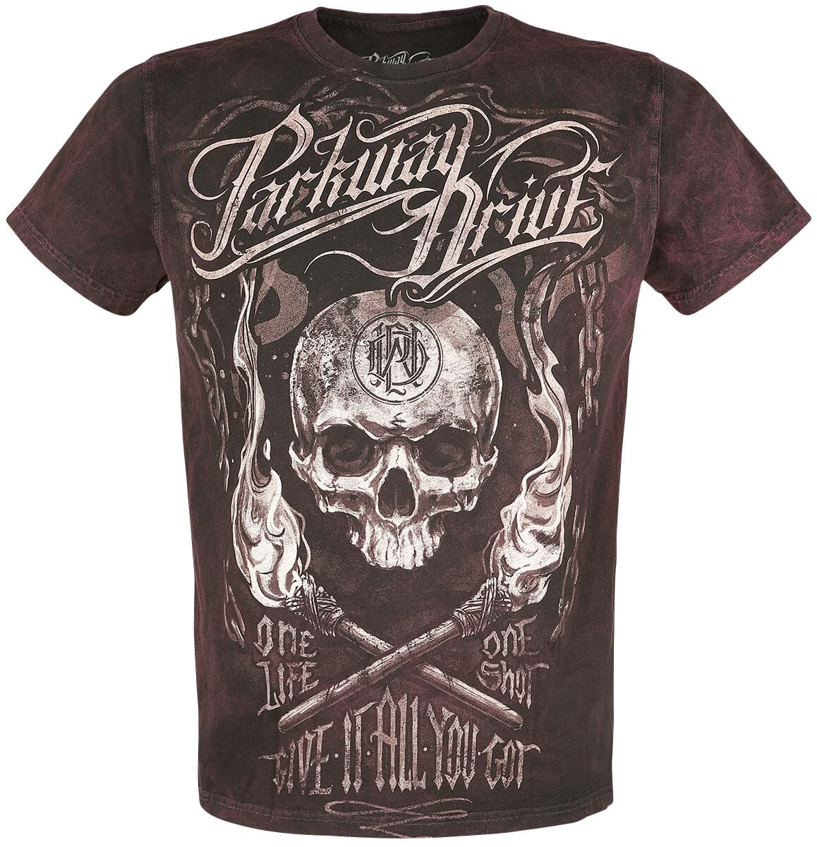 T-Shirt Manches courtes  de Parkway Drive - Flame Alive - S à 4XL - pour Homme - rouille - Parkway Drive