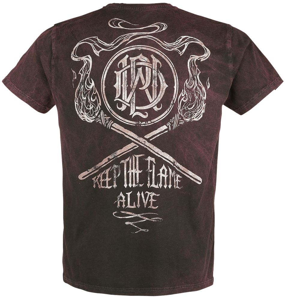 T-Shirt Manches courtes  de Parkway Drive - Flame Alive - S à 4XL - pour Homme - rouille - Parkway Drive - View 2