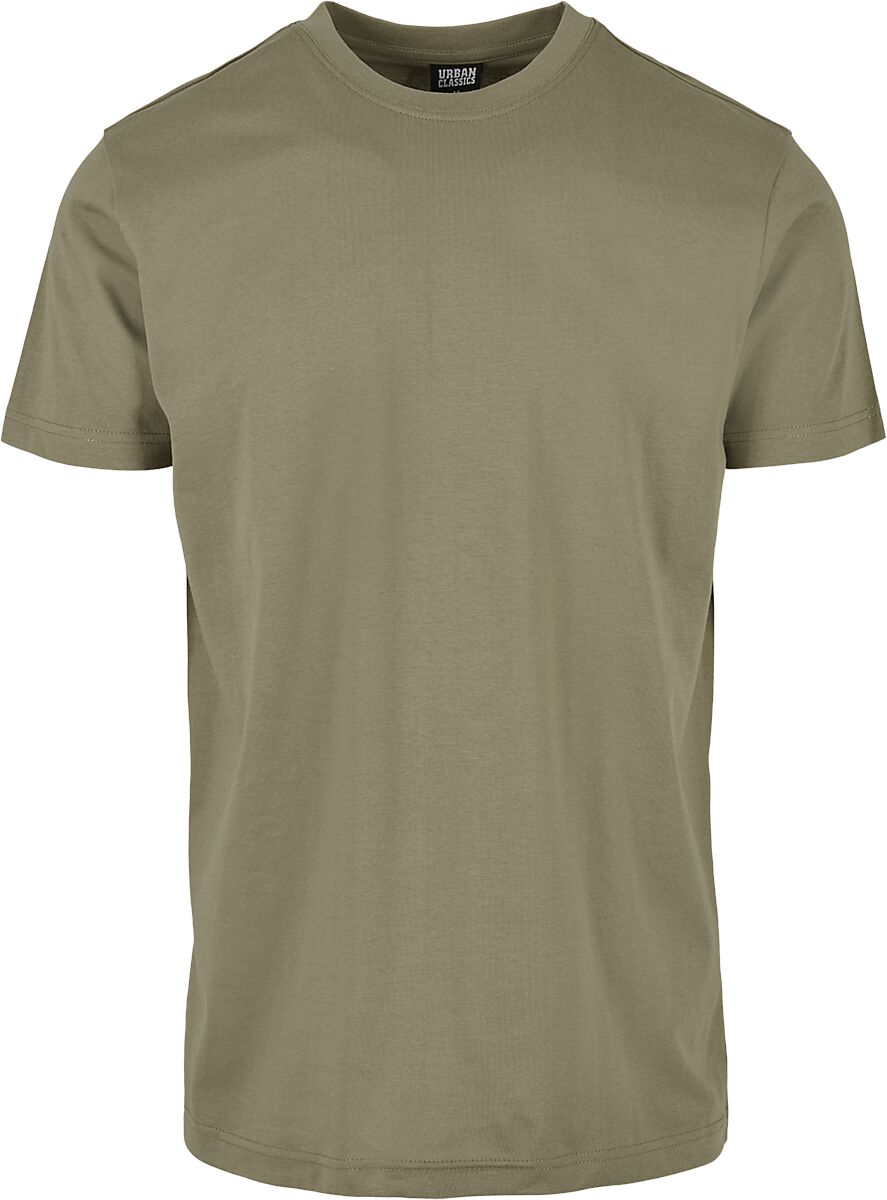 T-Shirt Manches courtes  de Urban Classics - T-Shirt Basique - S à 4XL - pour Homme - kaki - Urban Classics