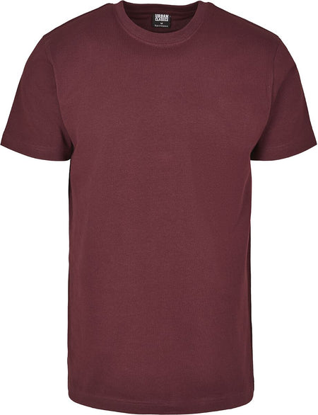 T-Shirt Manches courtes  de Urban Classics - T-Shirt Basique - XL - pour Homme - lie-de-vin - Urban Classics
