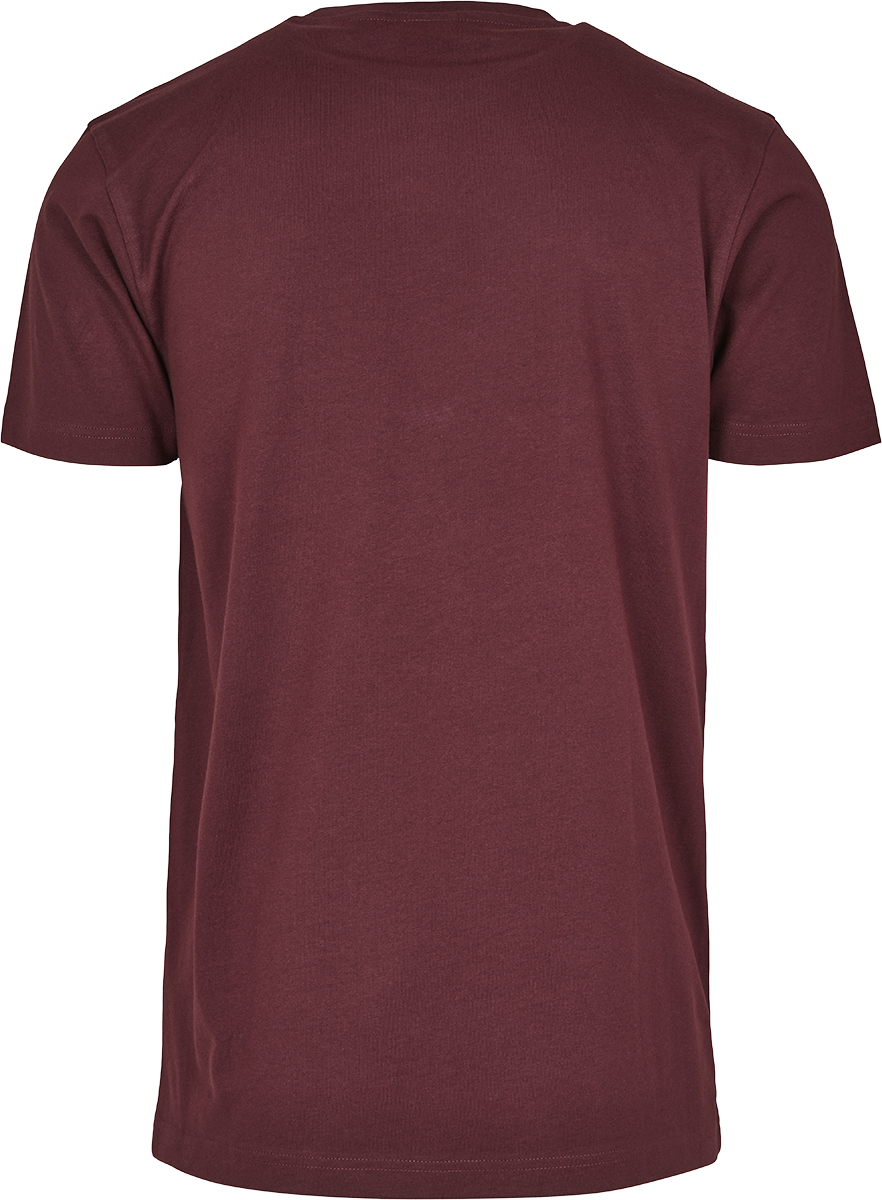 T-Shirt Manches courtes  de Urban Classics - T-Shirt Basique - XL à XXL - pour Homme - lie-de-vin - Urban Classics - View 2