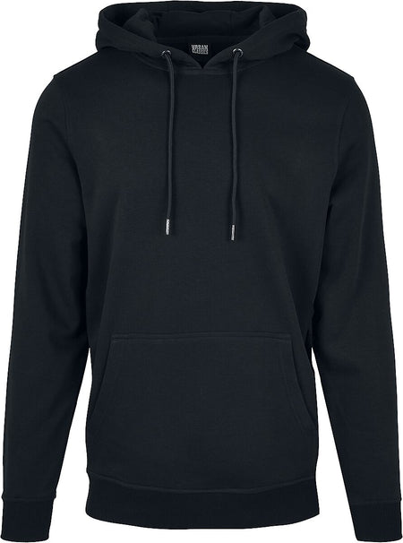 Sweat-shirt à capuche  de Urban Classics - Sweat À Capuche Basic Terry - S à XL - pour Homme - noir - Urban Classics