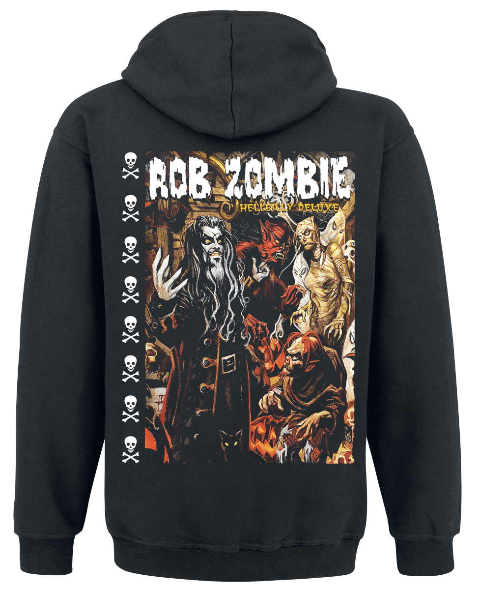 Sweat-shirt à capuche  de Rob Zombie - Hellbilly Deluxe - S à XXL - pour Homme - noir - Rob Zombie - View 2