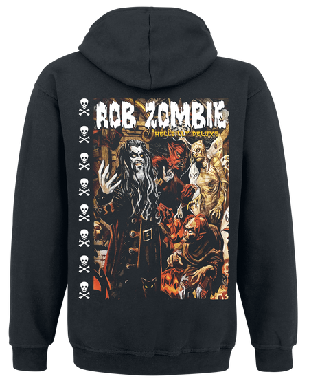 Sweat-shirt à capuche  de Rob Zombie - Hellbilly Deluxe - S à XXL - pour Homme - noir - Rob Zombie - View 2