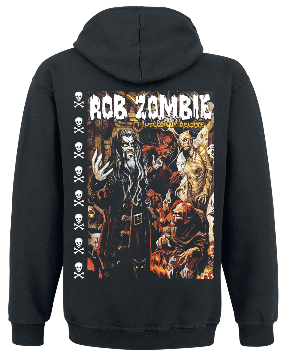 Sweat-shirt à capuche  de Rob Zombie - Hellbilly Deluxe - S à XXL - pour Homme - noir - Rob Zombie - View 2