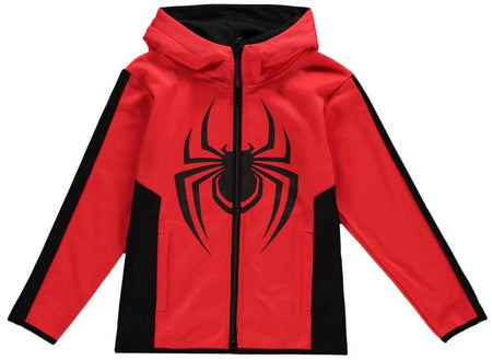 Veste à capuche Zippée Gaming de Spider-Man - Enfants - Miles Morales - 110/116 à 158/164 - pour filles & garçonse - rouge - Spider-Man