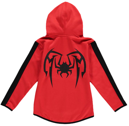 Veste à capuche Zippée Gaming de Spider-Man - Enfants - Miles Morales - 110/116 à 158/164 - pour filles & garçonse - rouge - Spider-Man - View 2