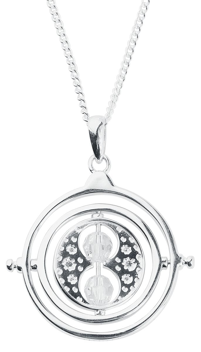 Collier  de Harry Potter - Zeitumkehrer (Time Turner) - pour Unisexe - couleur argent - Harry Potter