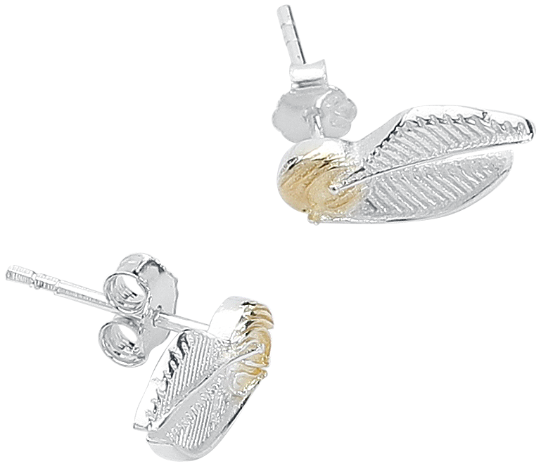 Set de boucles d'oreilles  de Harry Potter - Vif D'or - pour Femme - couleur argent - Harry Potter - View 2