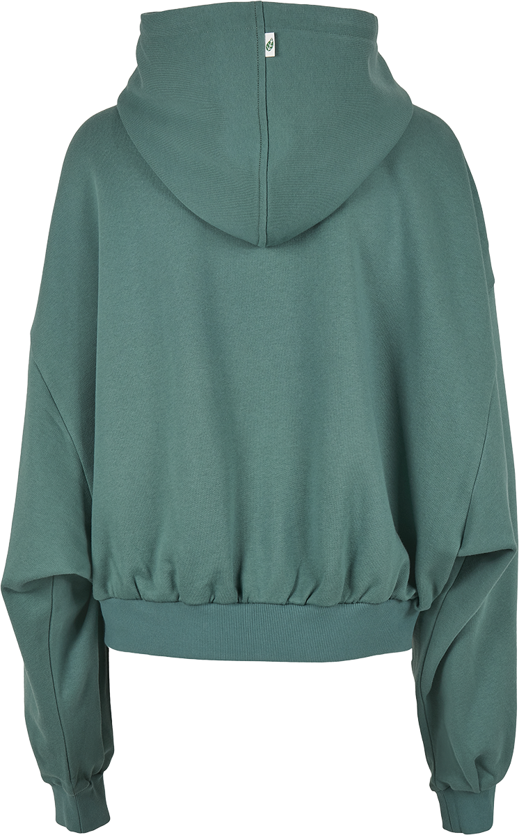 Sweat-shirt à capuche  de Urban Classics - Sweat À Capuche Terry Oversize - M-L à XL-XXL - pour Femme - pétrole - Urban Classics - View 2
