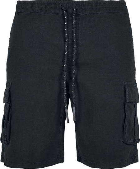 Short  de Urban Classics - Short Cargo Cordons - S à XL - pour Homme - noir - Urban Classics
