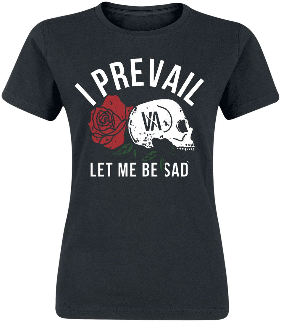 T-Shirt Manches courtes  de I Prevail - Sad - S à XL - pour Femme - noir - I Prevail