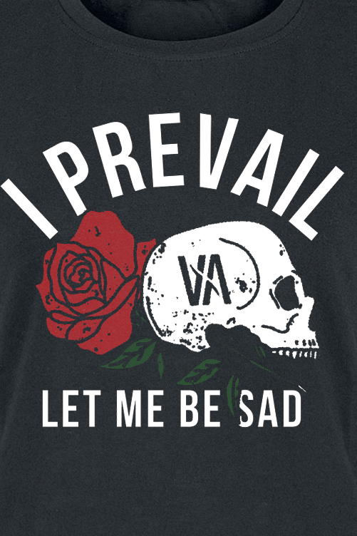 T-Shirt Manches courtes  de I Prevail - Sad - S à XL - pour Femme - noir - I Prevail - View 2