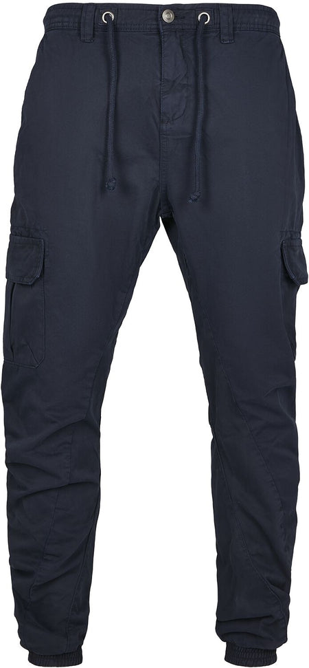 Pantalon Cargo  de Urban Classics - Treillis élastiqué - S à XXL - pour Homme - marine - Urban Classics