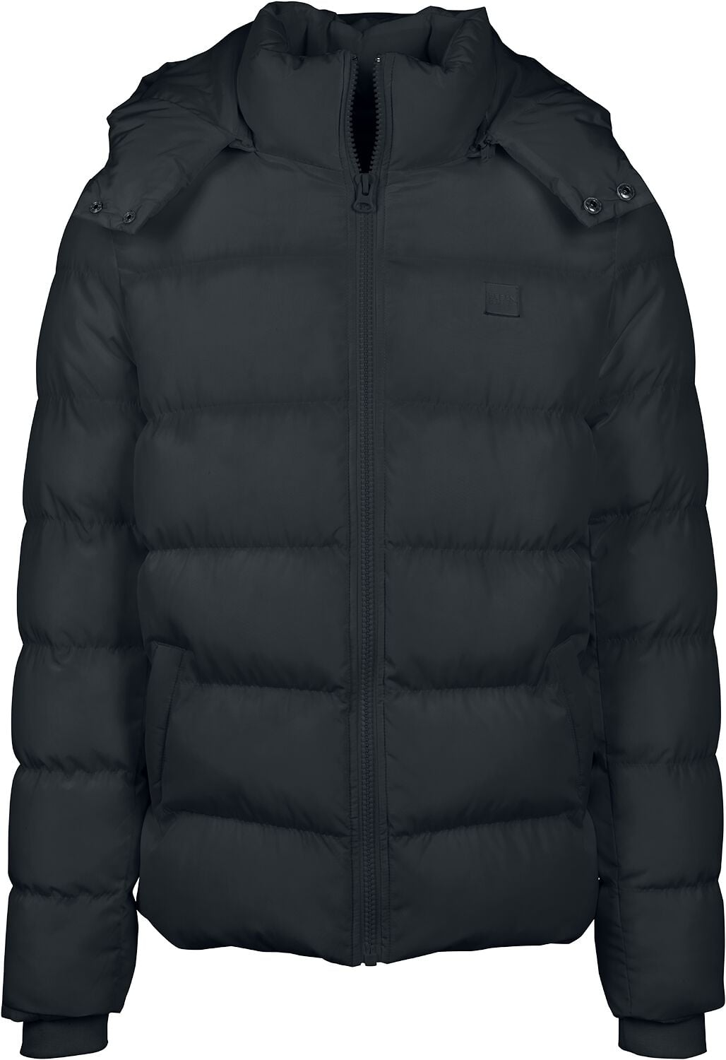 Veste mi-saison  de Urban Classics - Doudoune À Capuche - S à 5XL - pour Homme - noir - Urban Classics